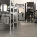 commercial kitchen floor